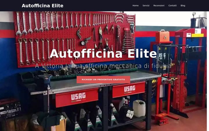 Screenshot of autofficinaelite.it