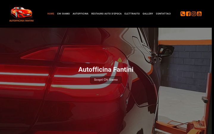 Screenshot of autofficinafantinitorino.it