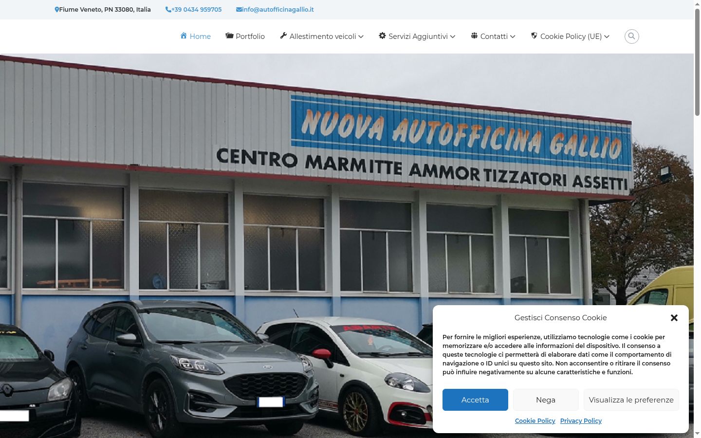 Posnetek zaslona pasice za privolitev, prikazane pred kakršno koli interakcijo