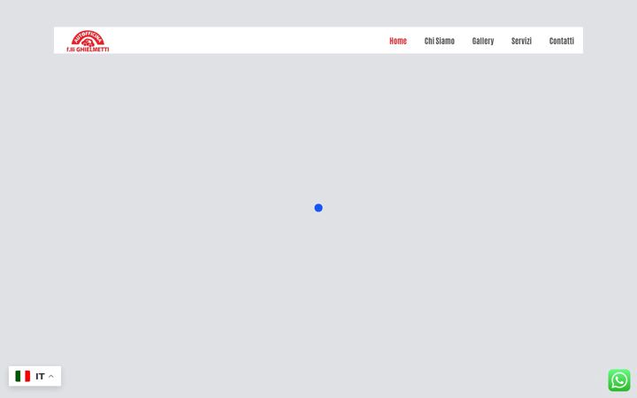 Screenshot of autofficinaghielmetti.com