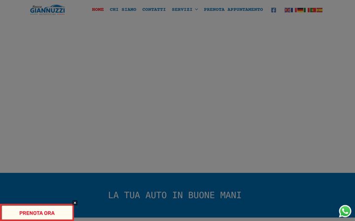 Screenshot of autofficinagiannuzzi.it
