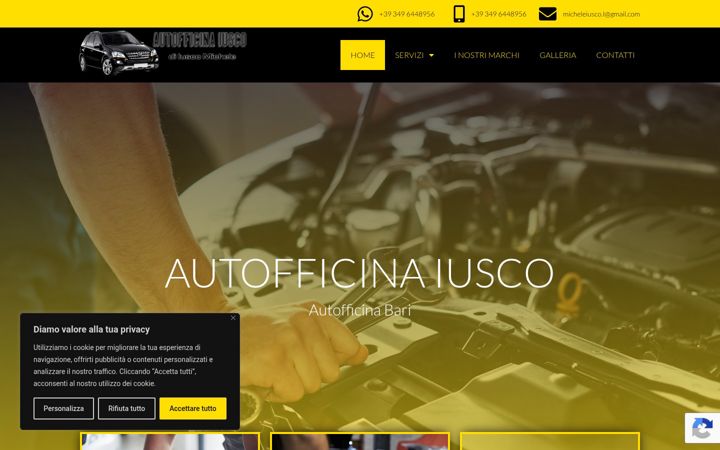 Skjámynd af autofficinaiusco.it
