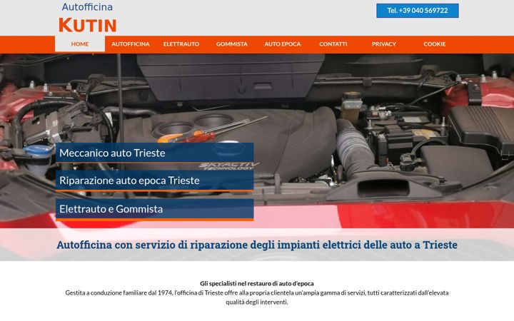 Screenshot of autofficinakutin.com