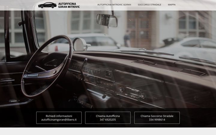 Screenshot of autofficinamitrovicgoran.it