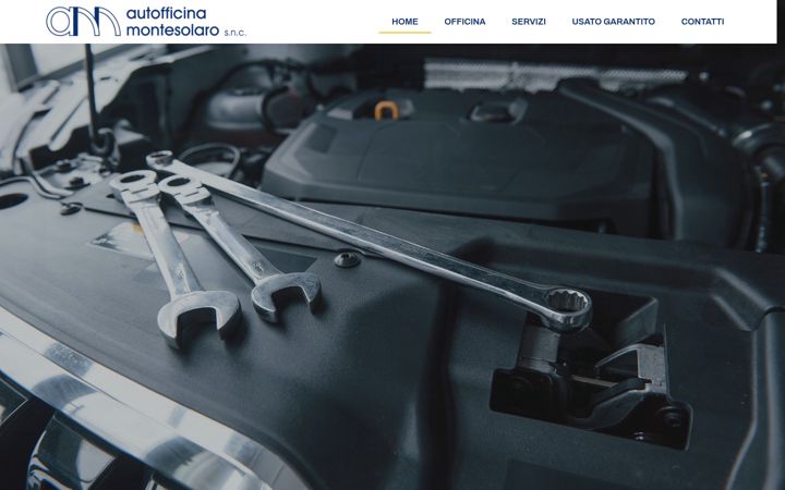 Screenshot of autofficinamontesolaro.it