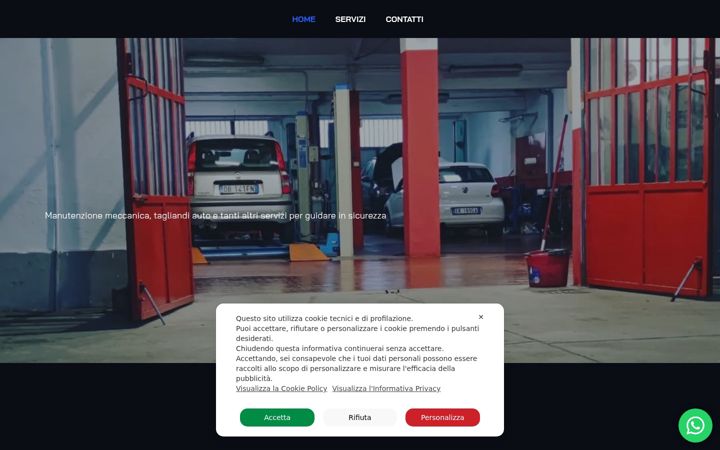 Screenshot of autofficinaora.net