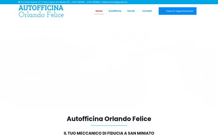 Screenshot of autofficinaorlandofelice.it
