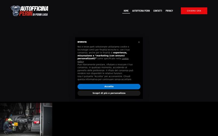 Screenshot of autofficinaperinuca.it