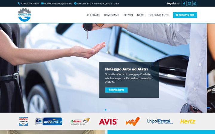 Екранна снимка на autofficinapuntoauto.com