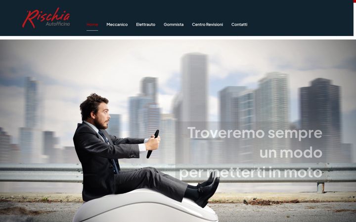 Екранна снимка на autofficinarischia.it