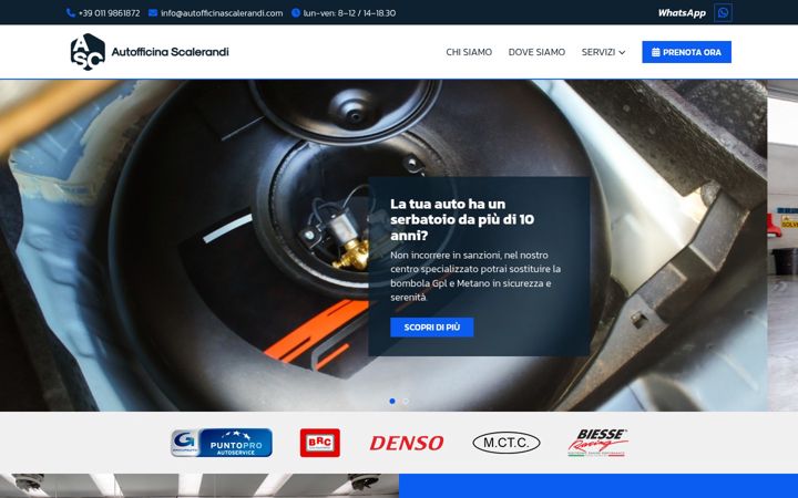 Screenshot ta' autofficinascalerandi.it