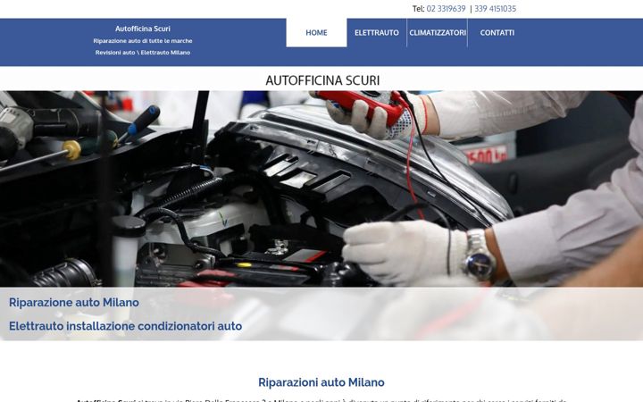 Екранна снимка на autofficinascuri.it