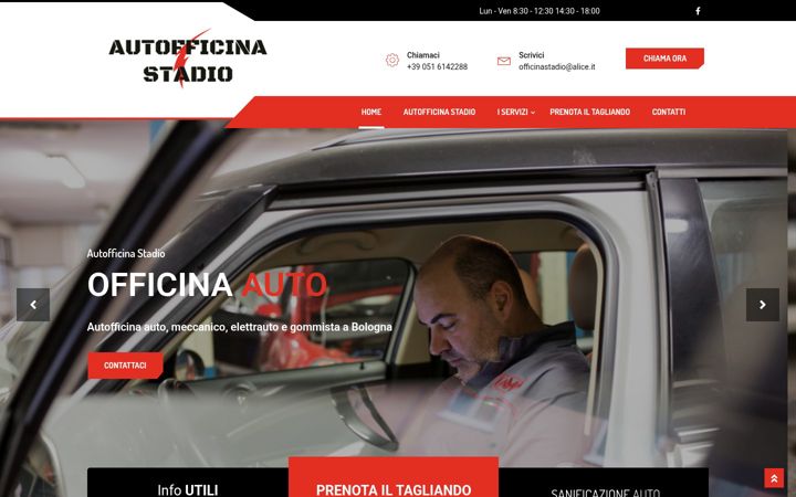 Screenshot of autofficinastadio.com