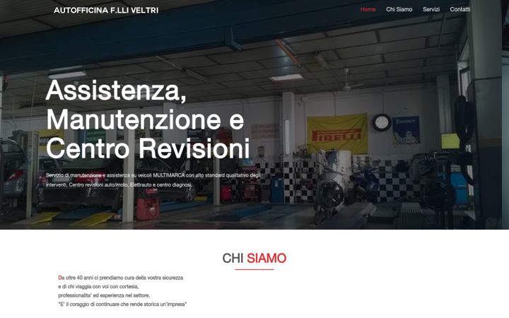 Screenshot of autofficinaveltri.it