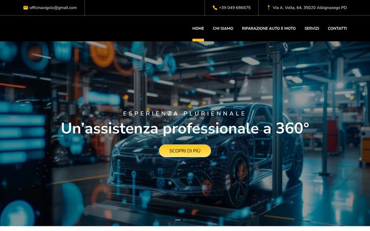Screenshot of autofficinavigolo.it