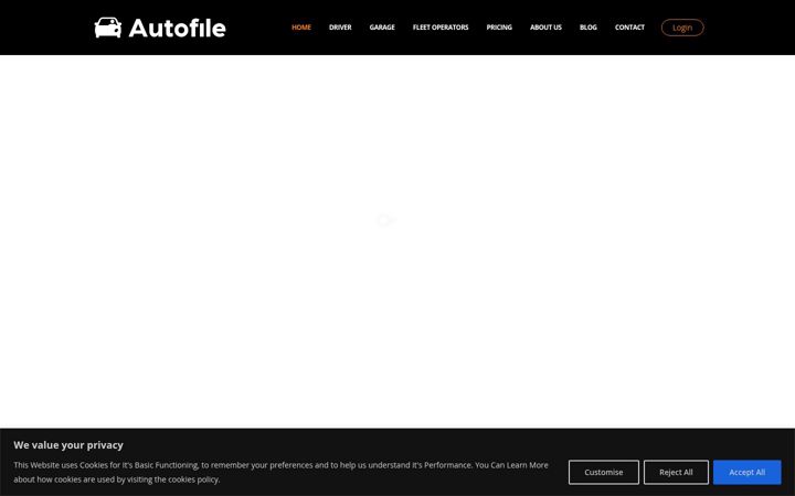 Screenshot of autofile.co.uk