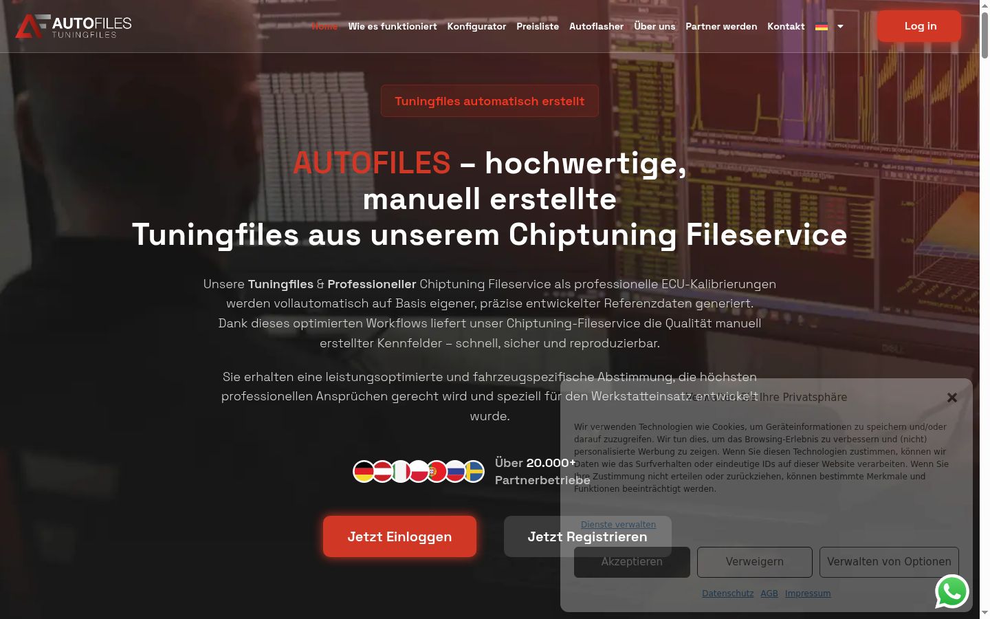 Screenshot tal-banner tal-kunsens muri qabel kwalunkwe interazzjoni