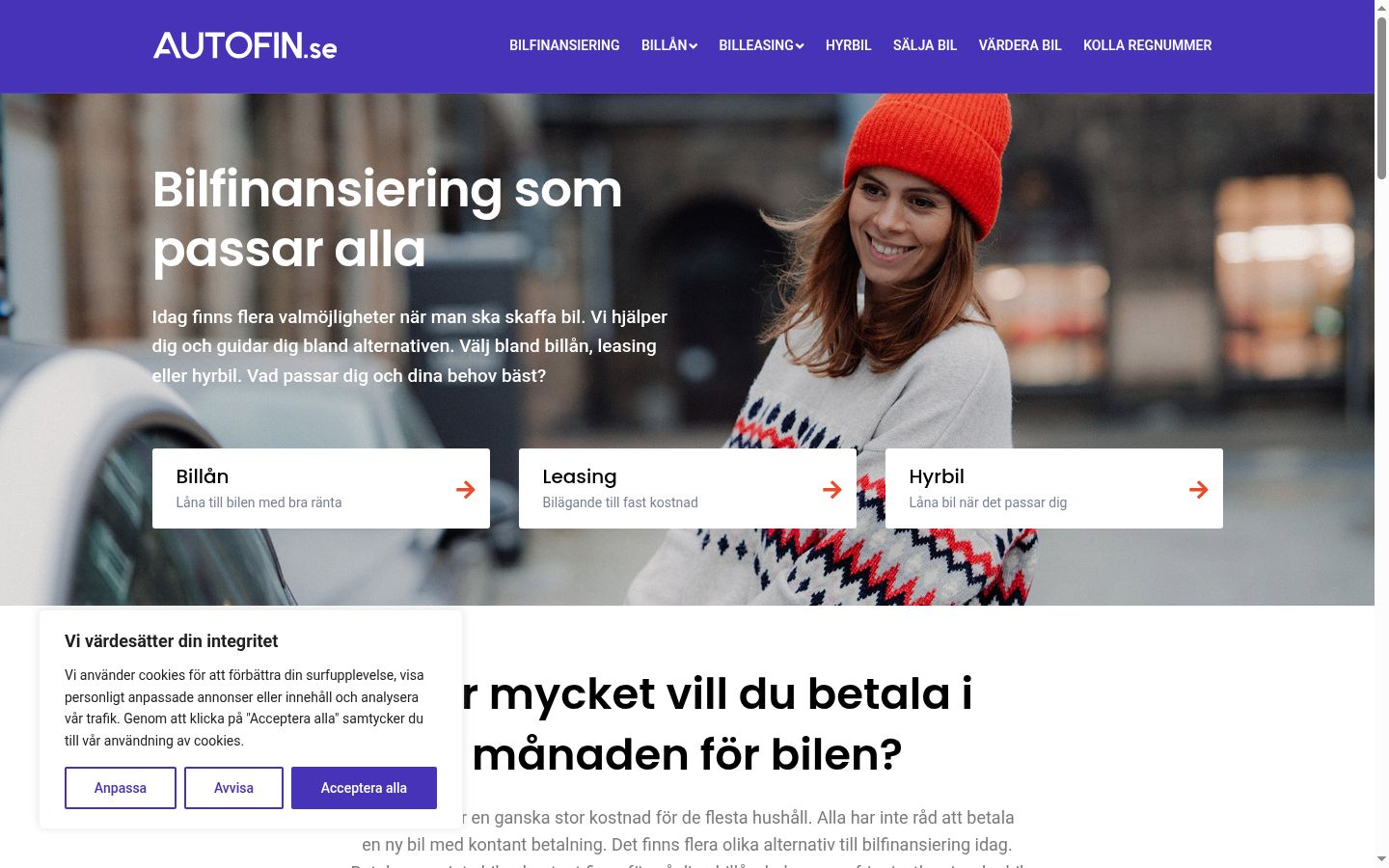 Sutikimo reklamjuostės, rodytos prieš bet kokią sąveiką, ekrano kopija
