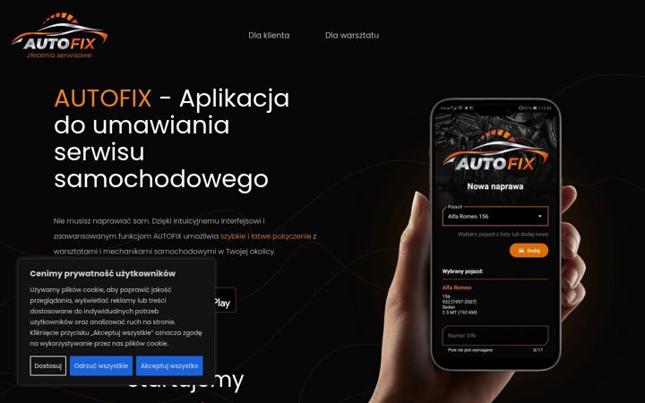 Screenshot von autofix.mobi