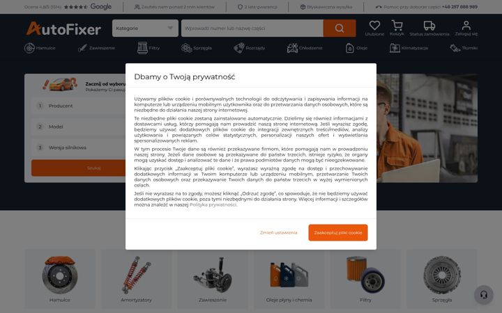 Screenshot of autofixer.com