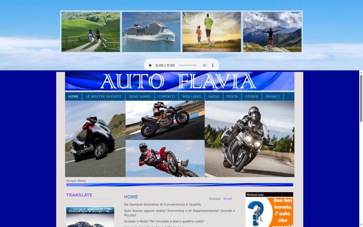 Screenshot του autoflavia.com