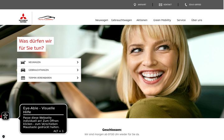 Screenshot of autoflemming.de
