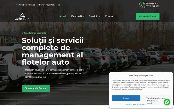 Screenshot of autoflota.ro