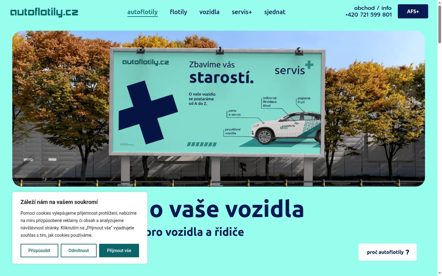 Snimka zaslona bannera za privolu prikazanog prije bilo kakve interakcije