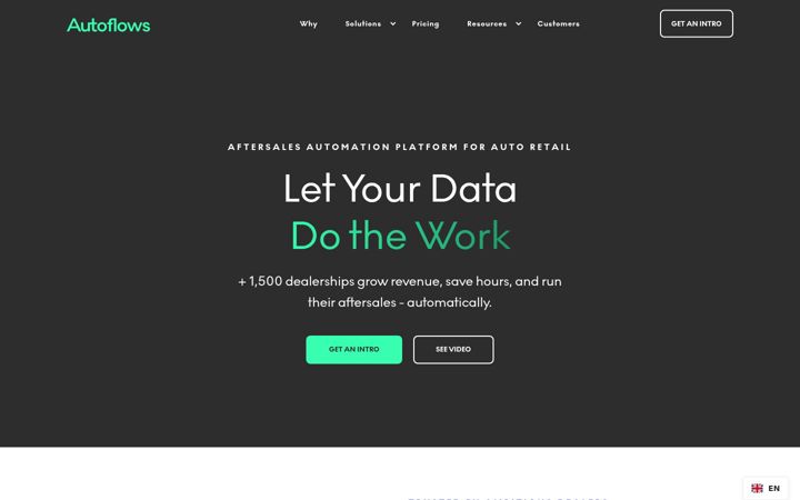 Screenshot of autoflows.com