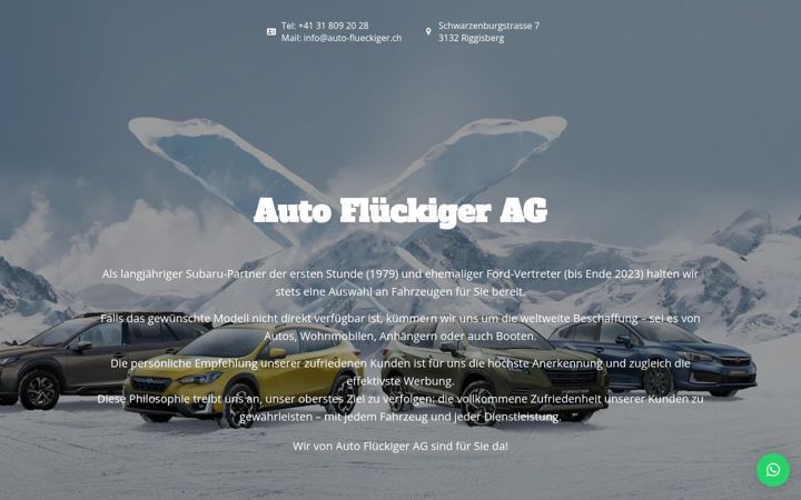 Screenshot of autoflueckiger.ch