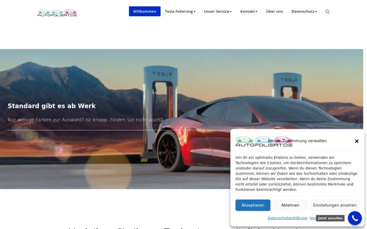 Screenshot of autofoliert.de