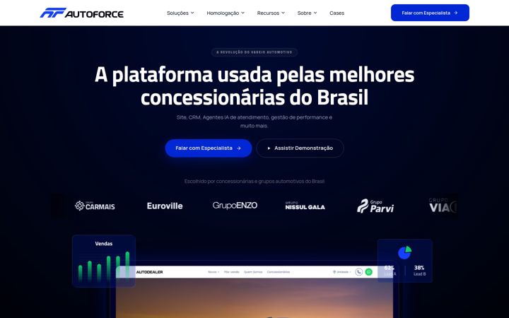 Screenshot di autoforce.com