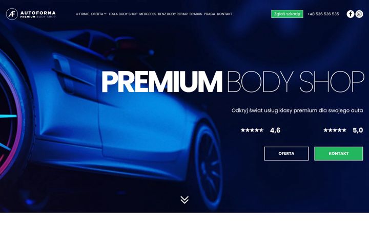 Zrzut ekranu autoforma.com