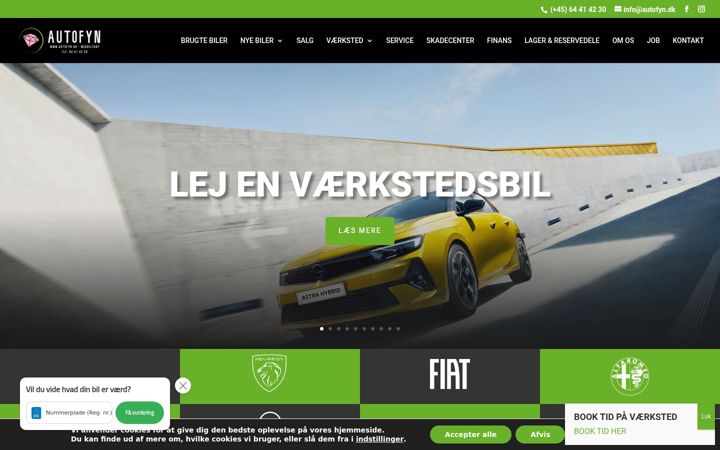 Screenshot of autoforum-middelfart.dk