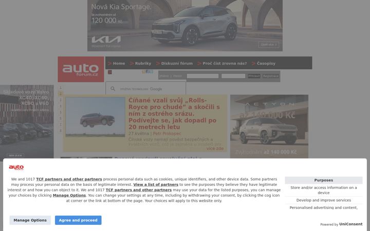 Screenshot of autoforum.cz
