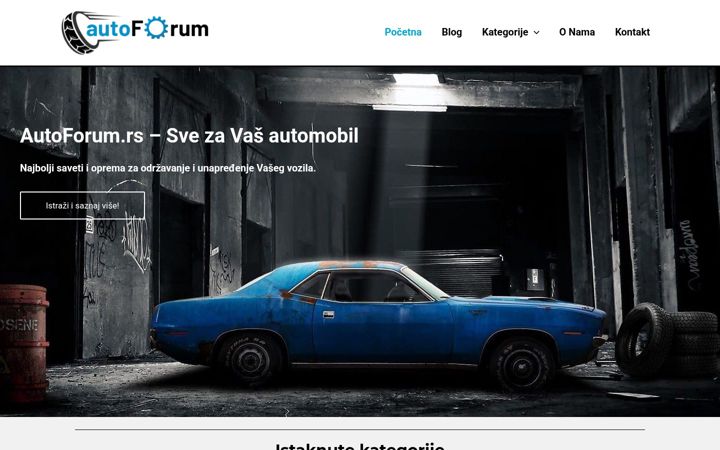 Screenshot of autoforum.rs