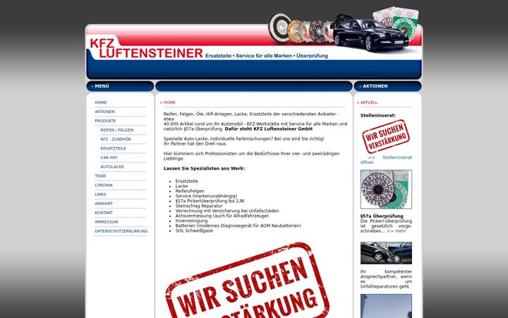 Screenshot of autofranz.at