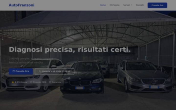 Screenshot of autofranzoni.it