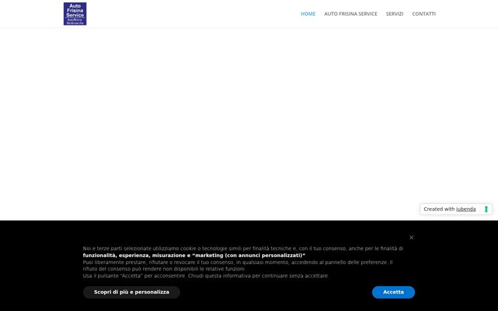 Screenshot of autofrisinaserviceventimiglia.it