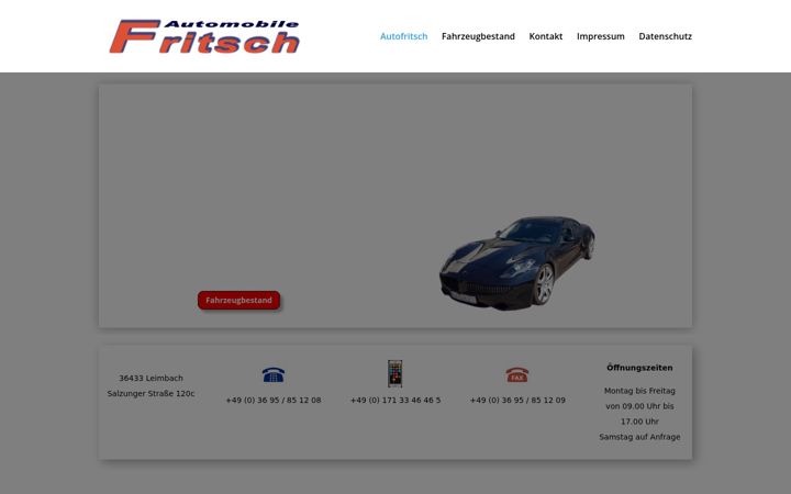 Screenshot of autofritsch.de