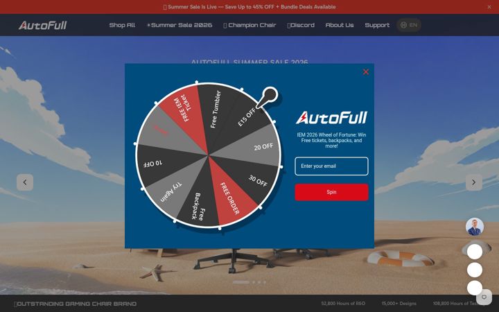 Kuvakaappaus sivustosta autofull.uk