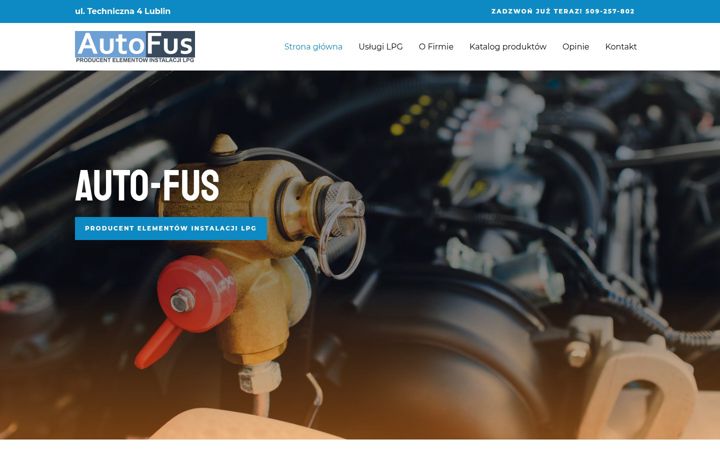 Skjermbilde av autofus-lpg.eu