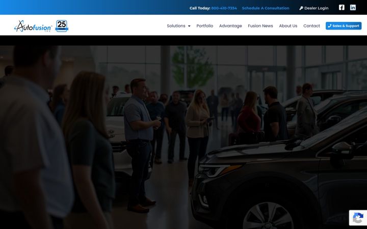 Screenshot of autofusion.com