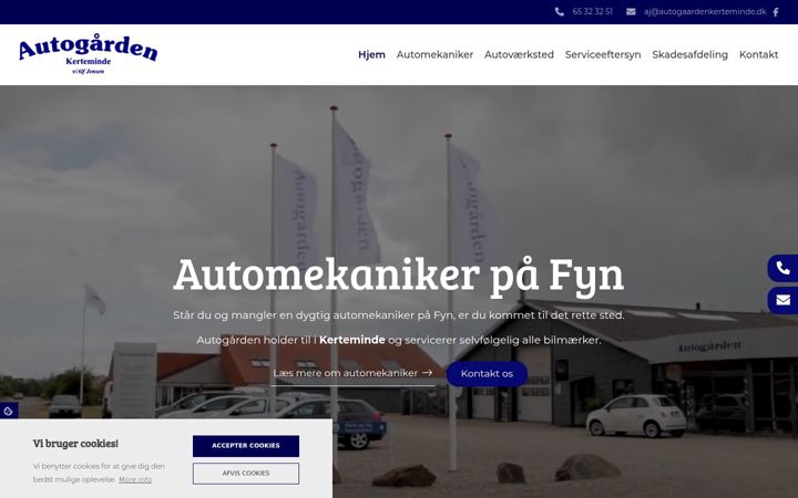 Screenshot ta' autogaardenkerteminde.dk
