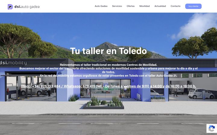 Skjermbilde av autogadea.es