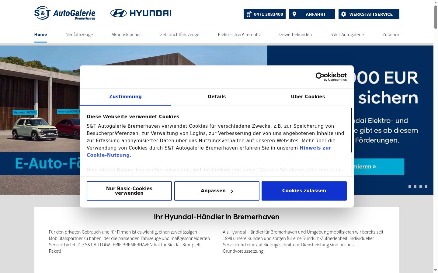 Kuvakaappaus suostumusbannerista, joka näytettiin ennen mitään vuorovaikutusta