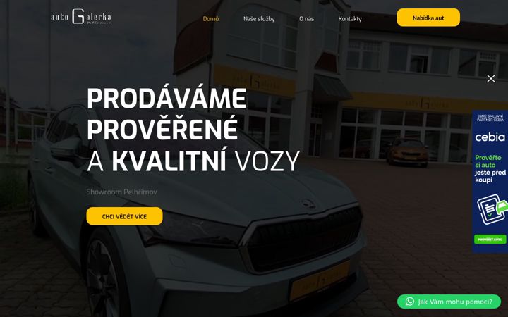 Screenshot of autogalerka.cz