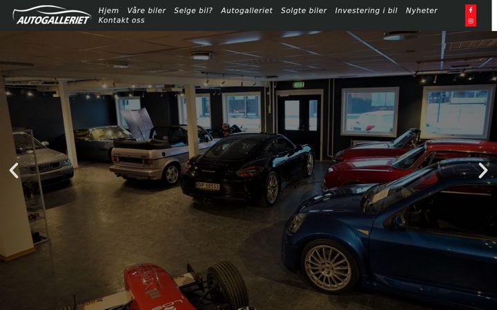 Screenshot of autogalleriet.no