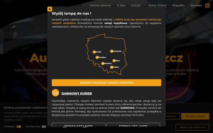 Screenshot of autogammabdg.pl