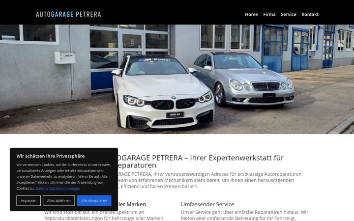 Skærmbillede af autogarage-petrera.ch